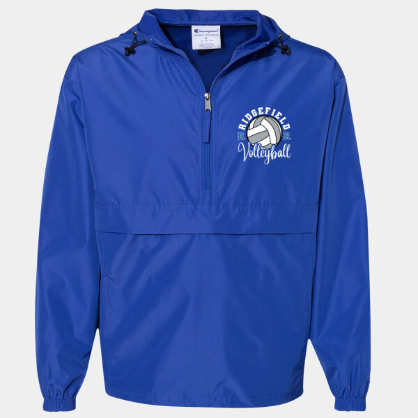 Hooded Packable Quarter-Zip Jacket Thumbnail